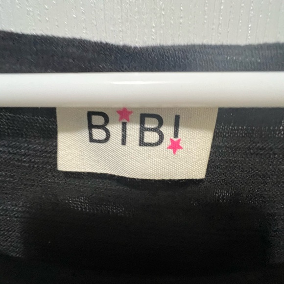 BiBi Black and Leopard Long Sleeve Top - Picture 2 of 4